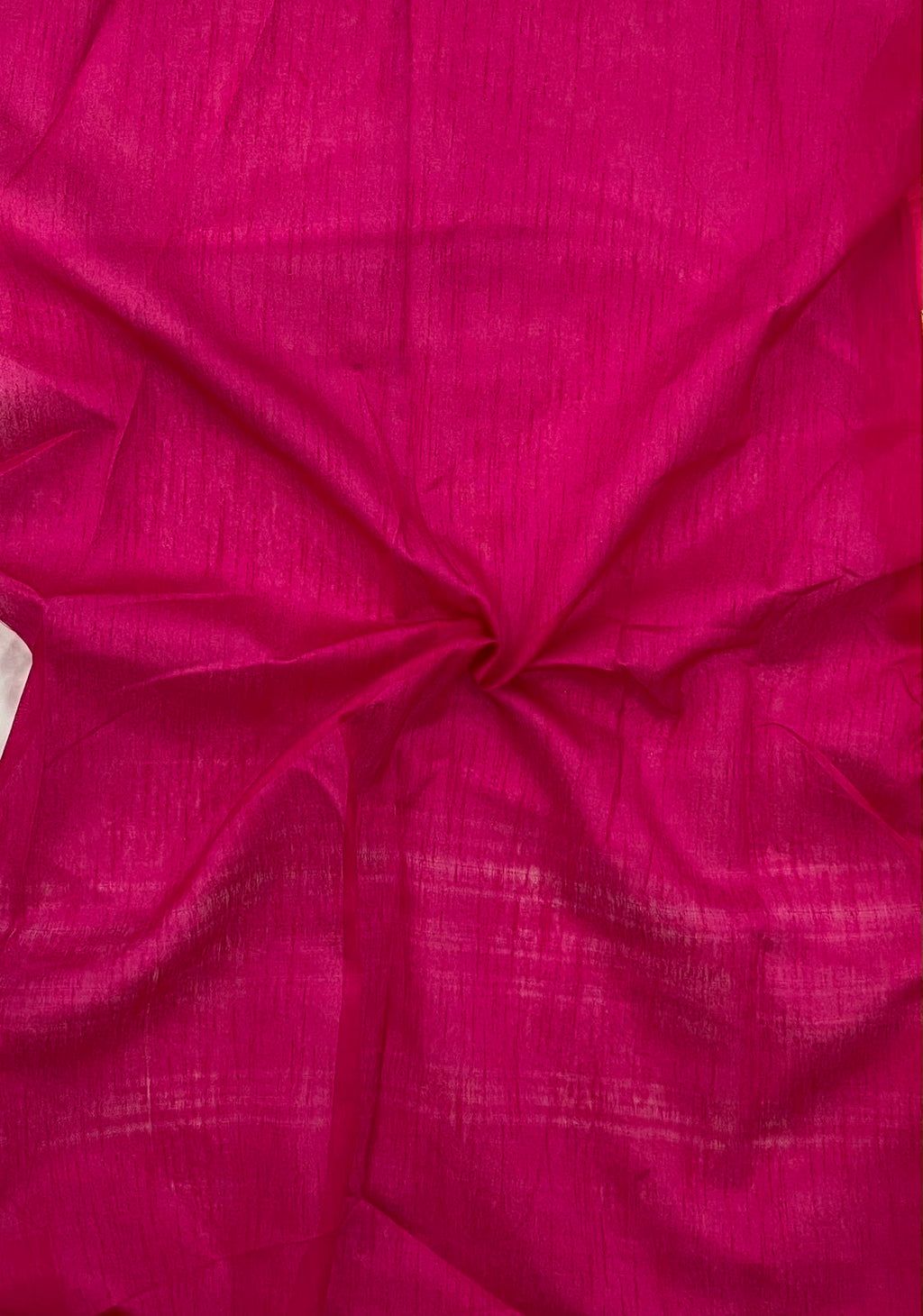 Rani Pink & Sunset Yellow Leheriya Saree with Woven Zari Border