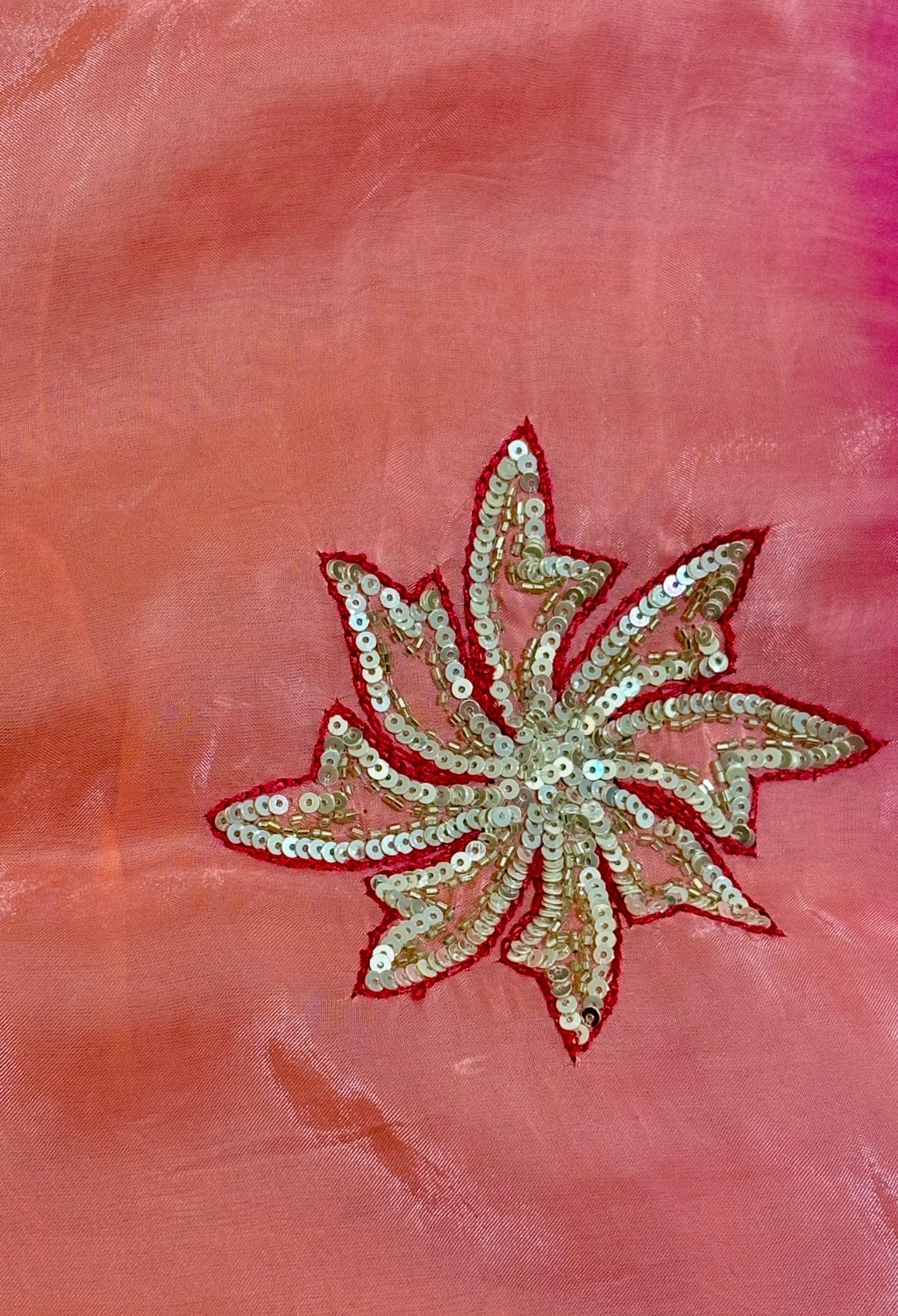 Sunrise Sunset Ombre Organza Saree