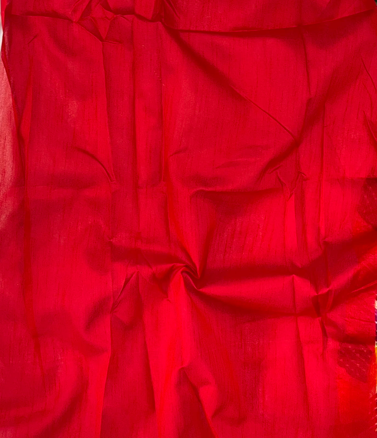 Multicolor Leheriya Saree with Woven Zari Border & Tassels